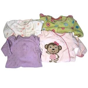 Newborn Girl Sleeper Bundle - 4 Pieces